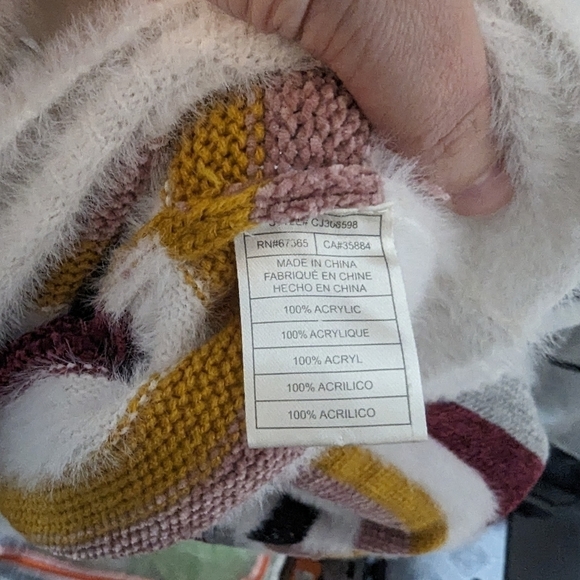 Cupcakes and Cashmere Rach Striped Sweater Sz M - Picture 11 of 12